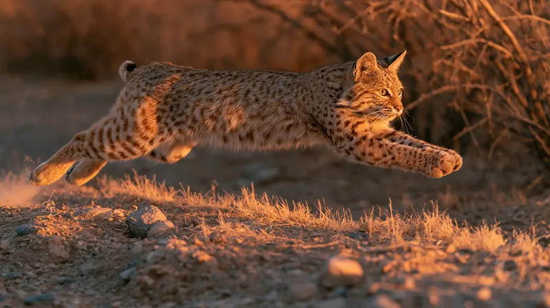 Bobcat (Lynx rufus) in Arizona