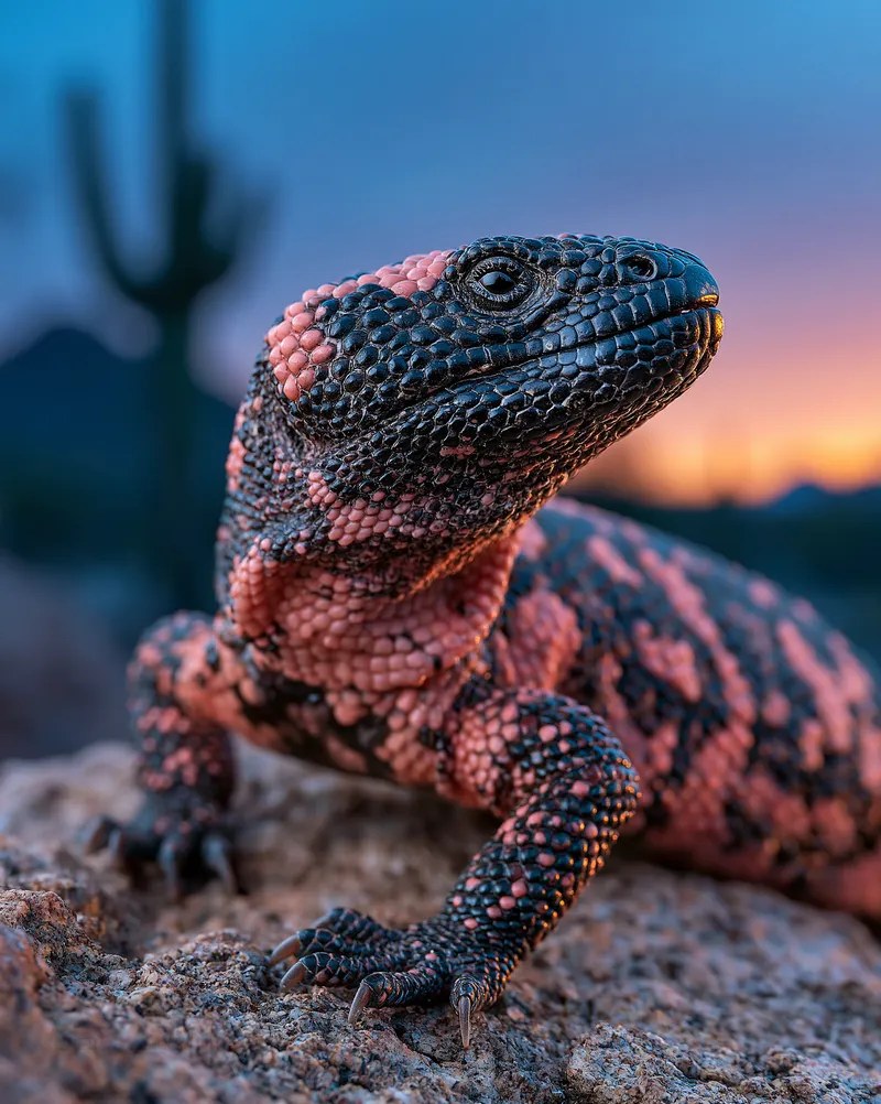 Gila monster (Heloderma suspectum) in Arizona