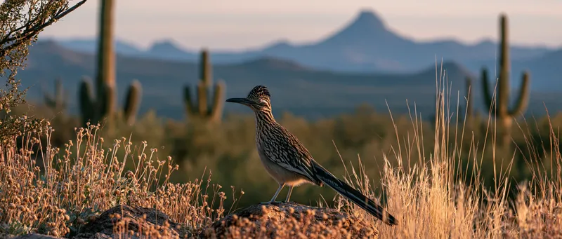 Greater roadrunner (Geococcyx californianus) in Arizona