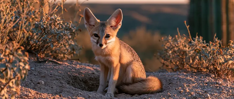Kit Fox (Vulpes macrotis) in Arizona