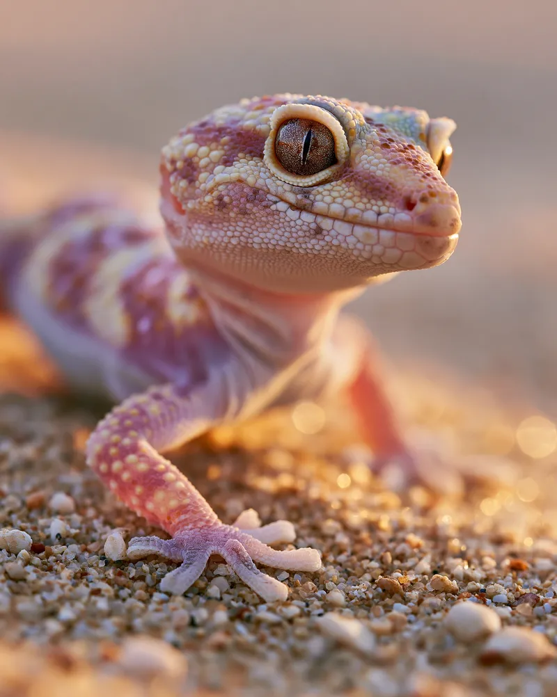 Western banded gecko (Coleonyx variegatus) in Arizona