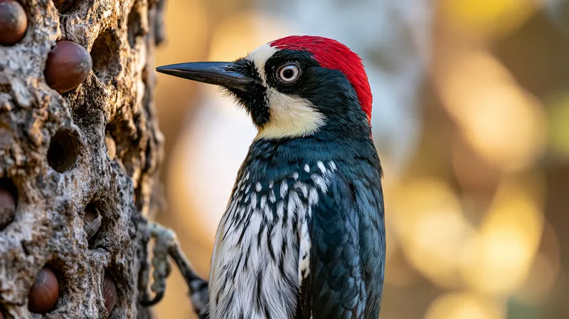 Acorn Woodpecker (Melanerpes formicivorus) in California