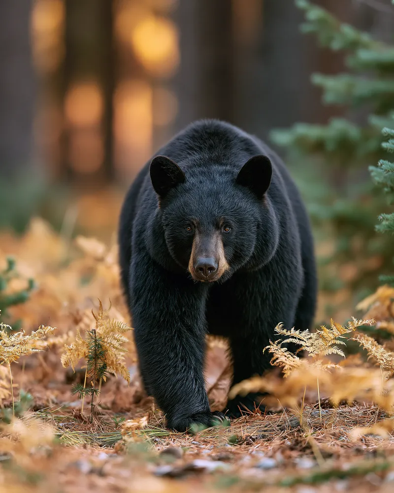 American black bear (cinnamon phase) in California