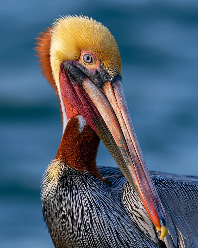brown pelican in California