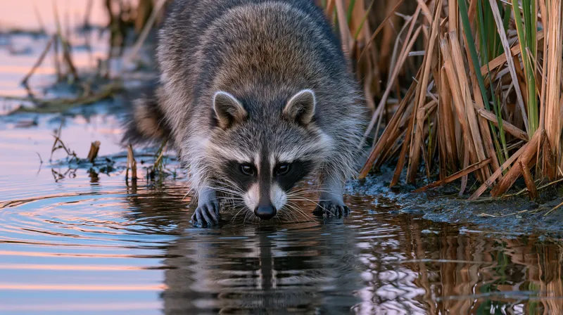 Raccoon (Procyon lotor) in Connecticut