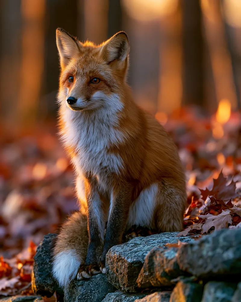 Red fox (Vulpes vulpes) in Connecticut