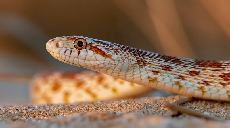 Florida pine snake (Pituophis melanoleucus mugitus) in Florida