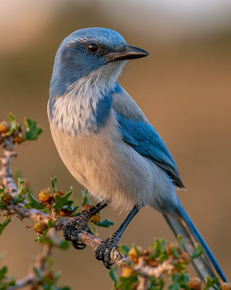 Florida scrub-jay (Aphelocoma coerulescens) in Florida