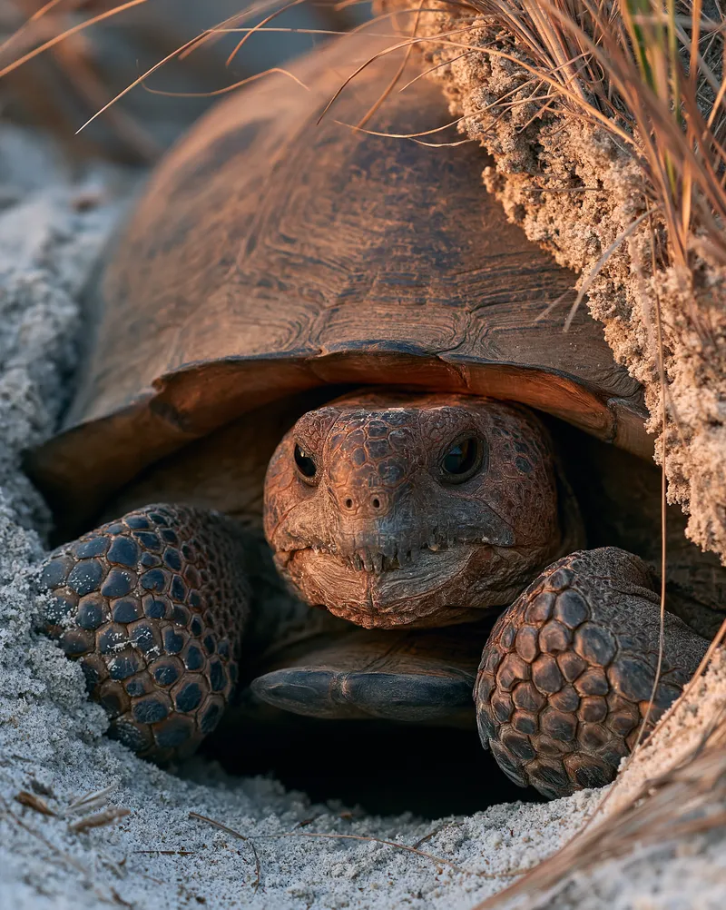 Gopher tortoise (Gopherus polyphemus) in Florida