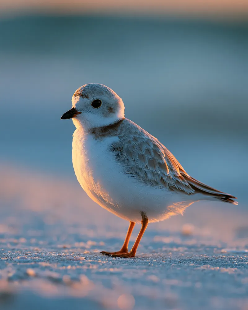 Piping plover (Charadrius melodus) in Florida