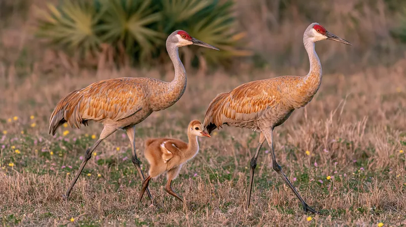 Sandhill crane (Antigone canadensis) in Florida