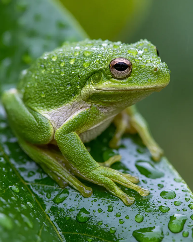 Squirrel tree frog (Dryophytes squirellus) in Florida