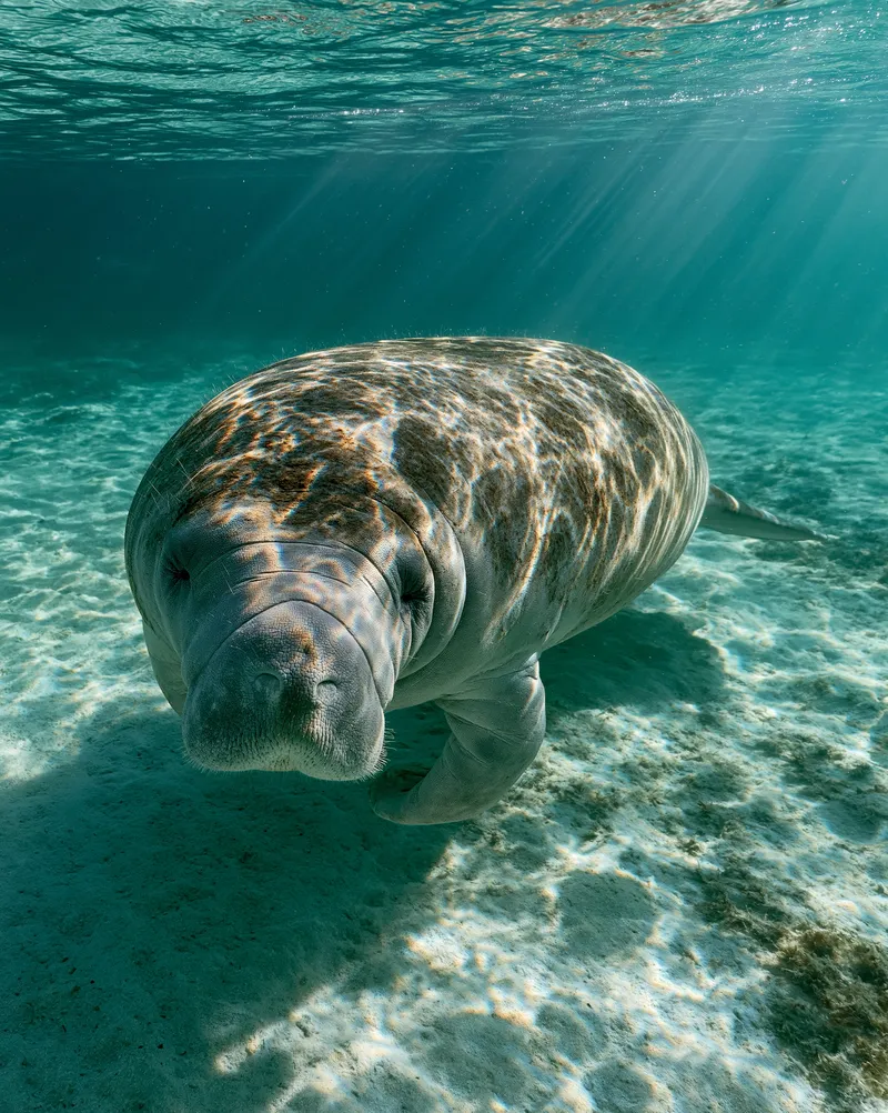 West Indian manatee (Trichechus manatus) in Florida