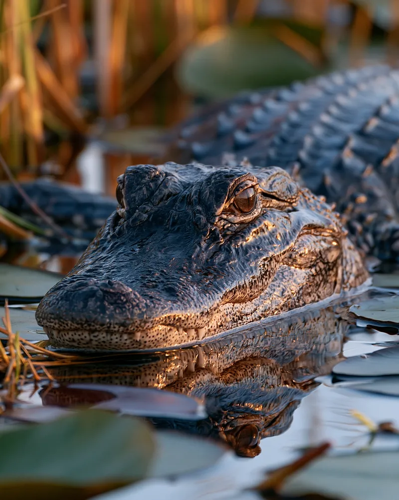 American alligator (Alligator mississippiensis) in Georgia