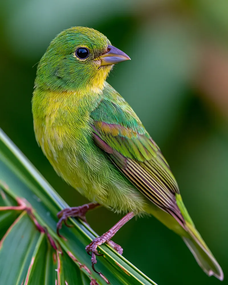 Painted Bunting (female) (Passerina ciris) in Georgia