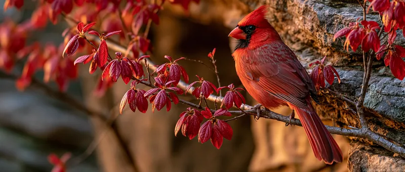 Northern Cardinal (male) (Cardinalis cardinalis) in Kentucky