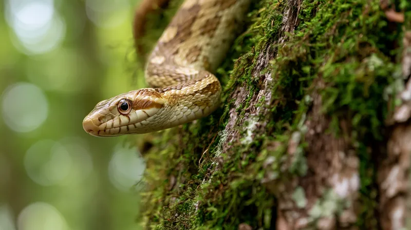 Texas rat snake (Pantherophis obsoletus) in Louisiana