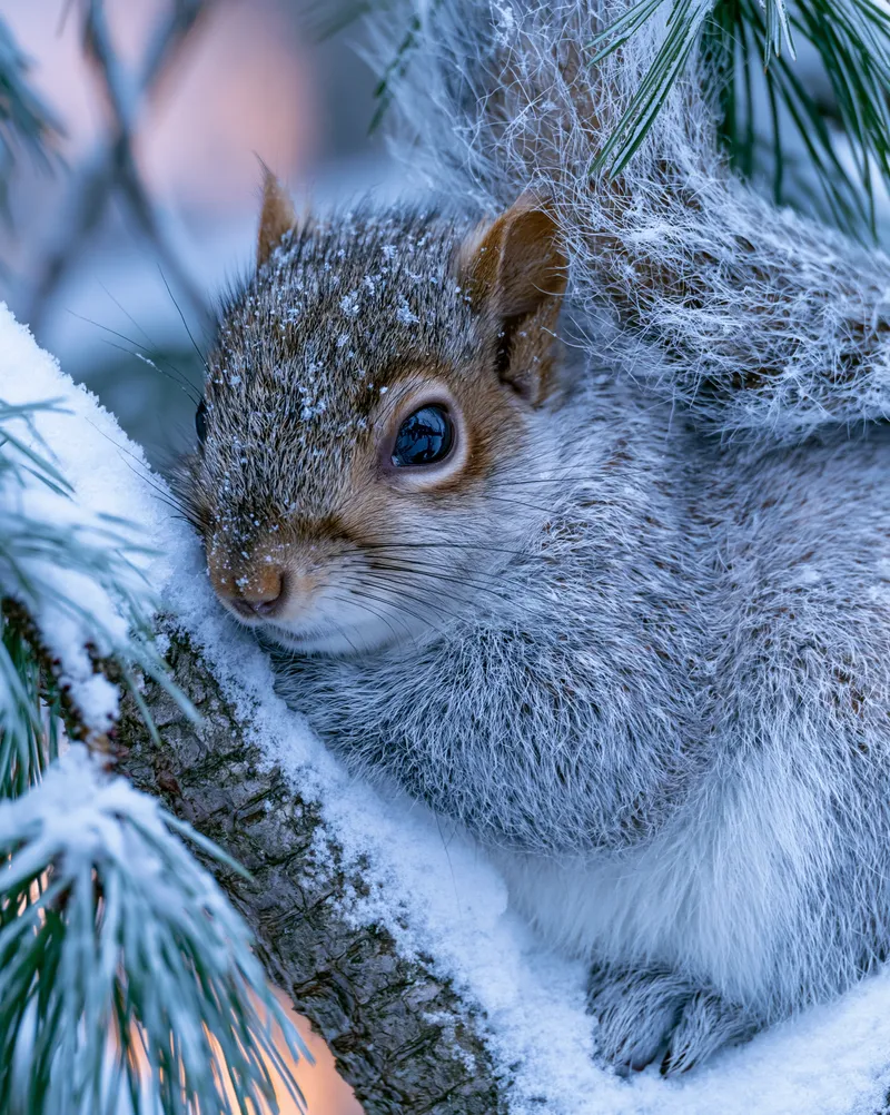 Gray squirrel (Sciurus carolinensis) in Massachusetts