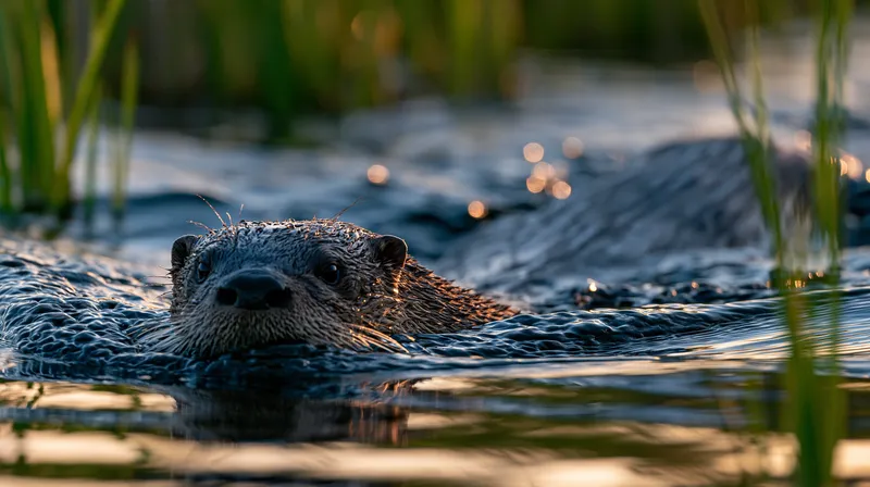 River otter (Lontra canadensis) in Massachusetts