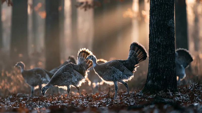 Wild turkey (Meleagris gallopavo) in Massachusetts