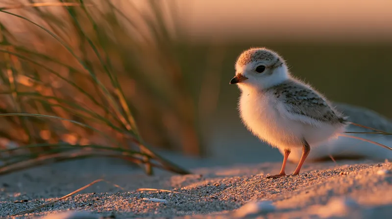 piping plover (Charadrius melodus) in Maine