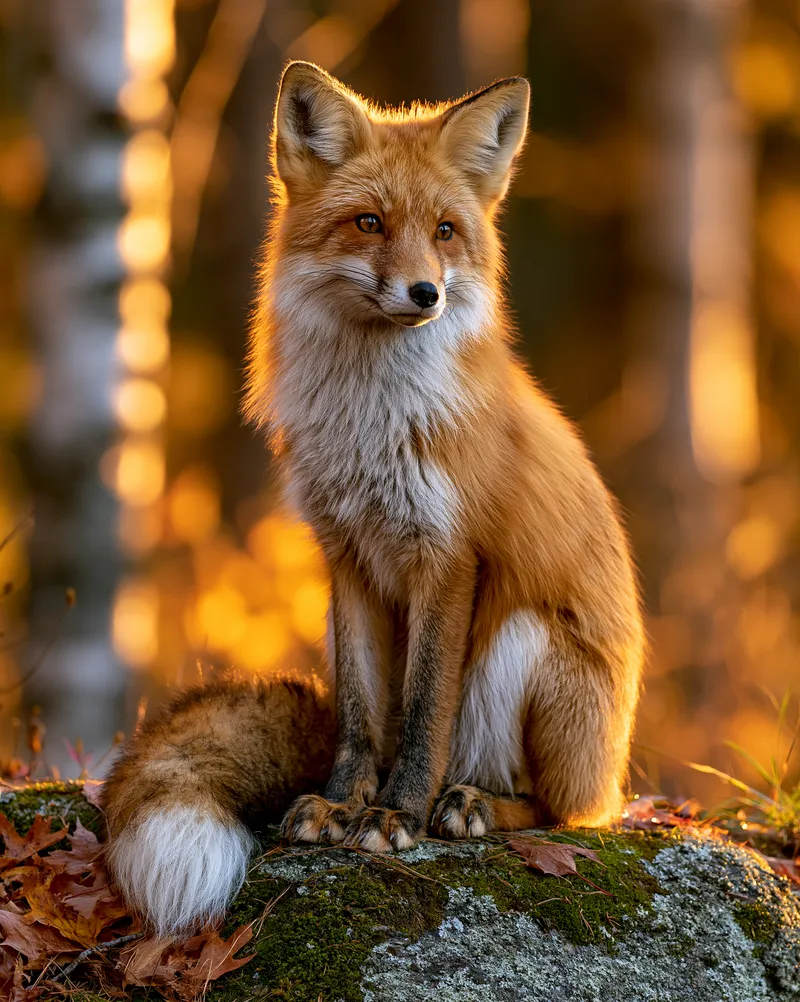 Red fox in Maine