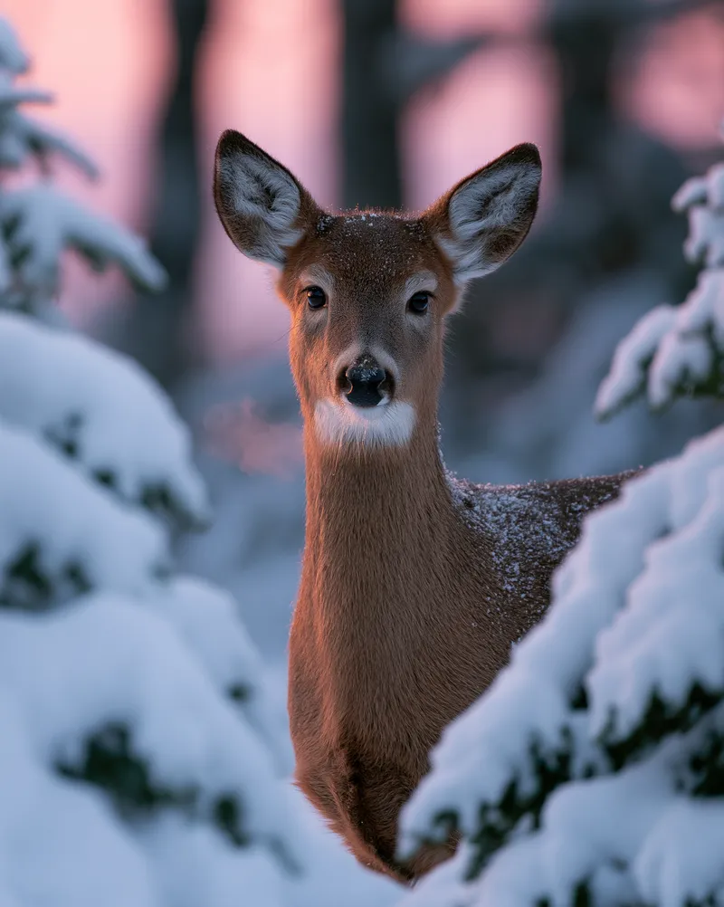 White-tailed deer in Maine