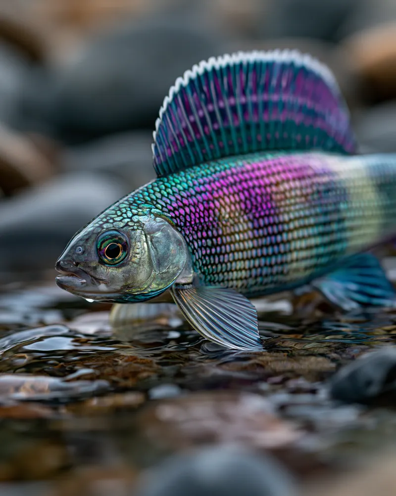 Arctic Grayling (Thymallus arcticus) in Montana
