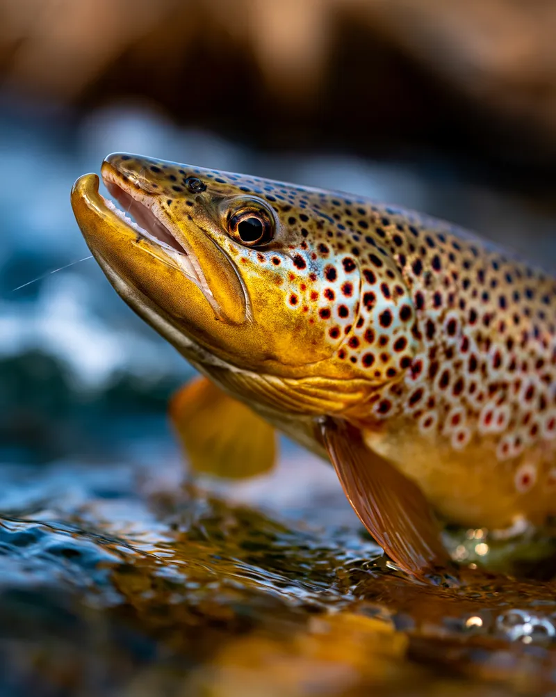 Brown Trout (Salmo trutta) in Montana