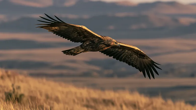 Golden Eagle (Aquila chrysaetos) in Montana