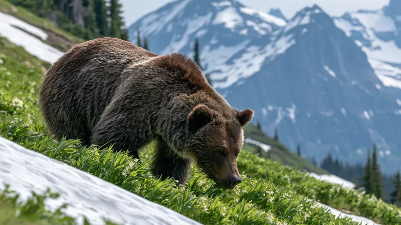 Grizzly bear (Ursus arctos horribilis) in Montana