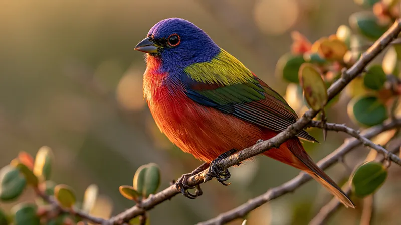 Painted Bunting (male) in North Carolina