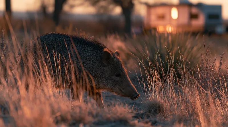 Collared Peccary (Javelina) (Pecari tajacu) in New Mexico