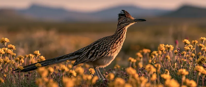 Greater roadrunner (Geococcyx californianus) in New Mexico