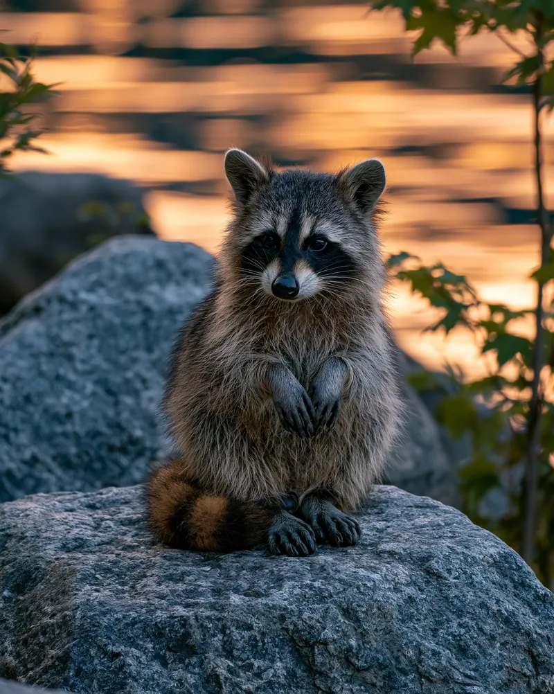 Raccoon (Procyon lotor) in New York