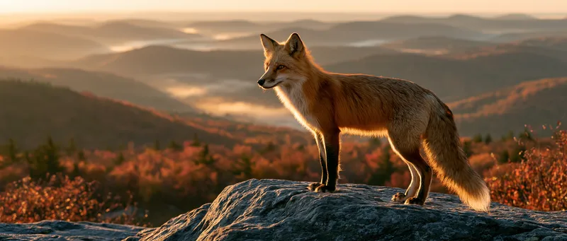 Red fox (Vulpes vulpes) in New York