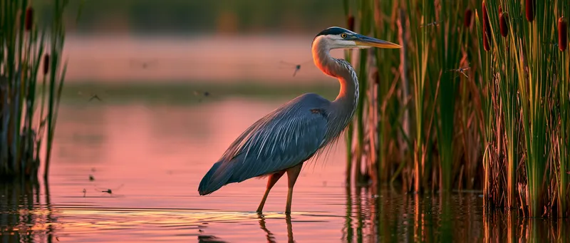 Great Blue Heron (Ardea herodias) in Ohio