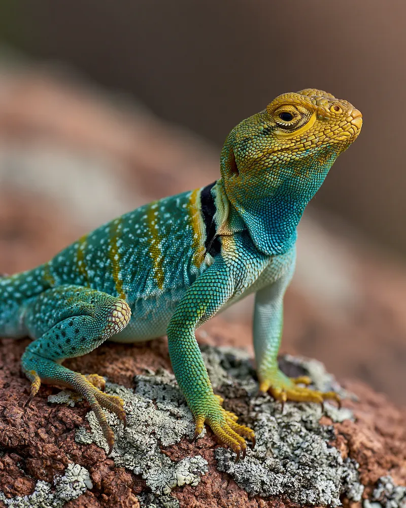 Eastern collared lizard (Crotaphytus collaris) in Oklahoma