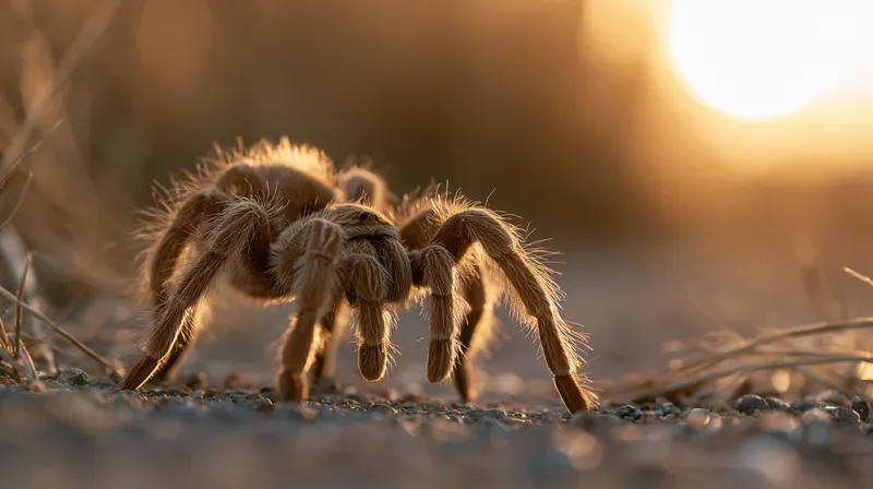 Texas brown tarantula (Aphonopelma hentzi) in Oklahoma