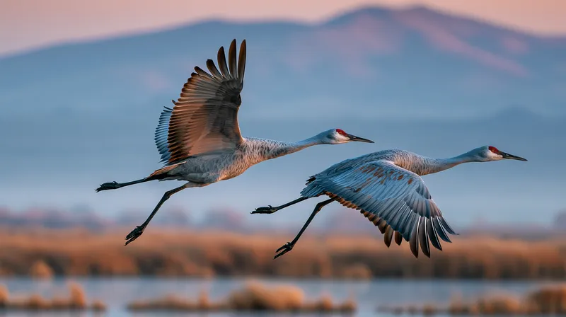 Sandhill Crane (Antigone canadensis) in Oregon