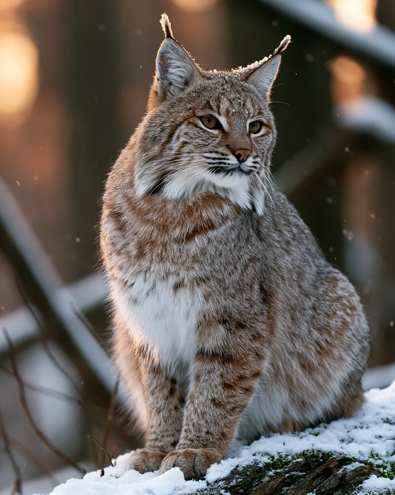 Eastern bobcat (Lynx rufus) in Pennsylvania