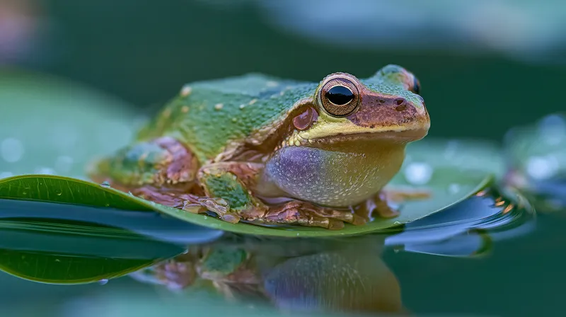 Barking tree frog (Dryophytes gratiosus) in South Carolina