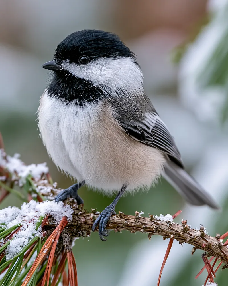 Carolina Chickadee (Poecile carolinensis) in South Carolina