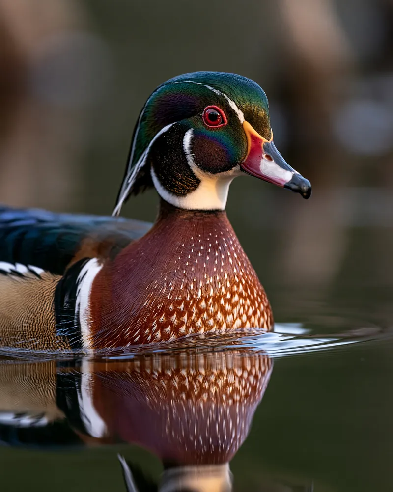 Wood Duck (male) (Aix sponsa) in South Carolina