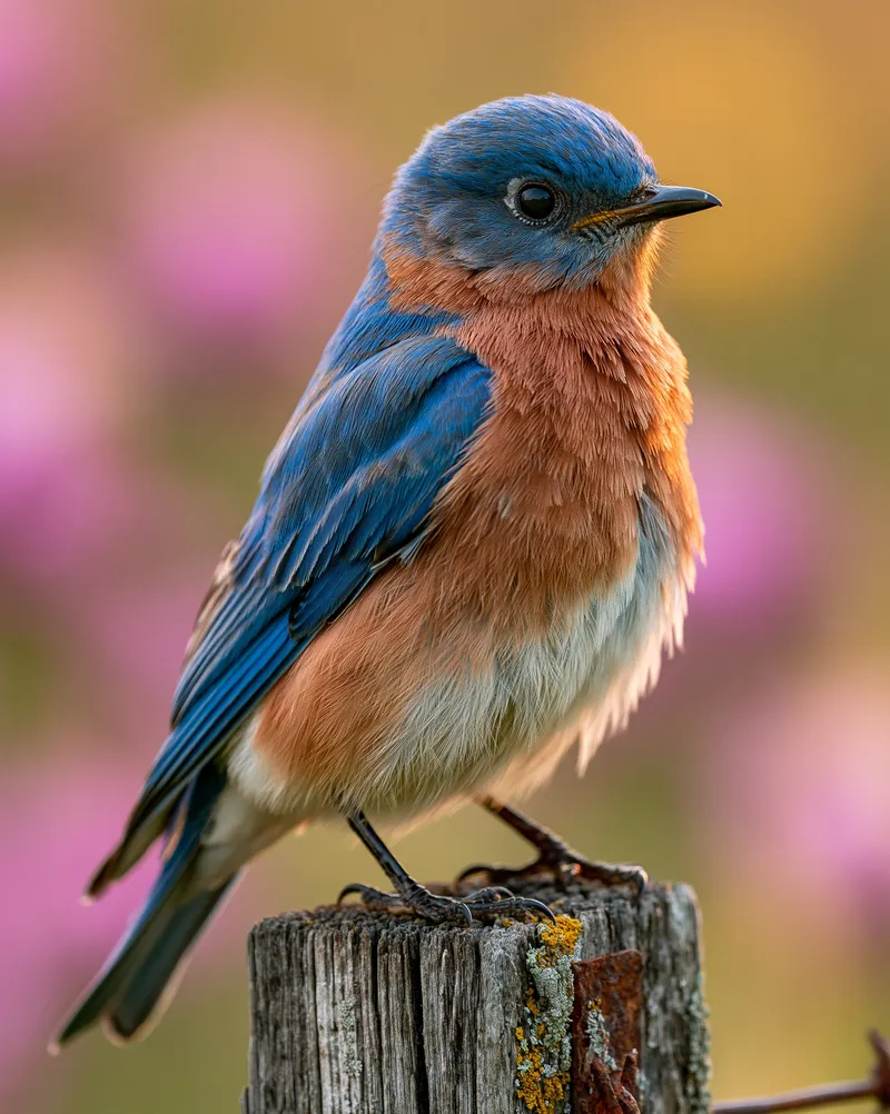 Eastern bluebird (Sialia sialis) in Tennessee