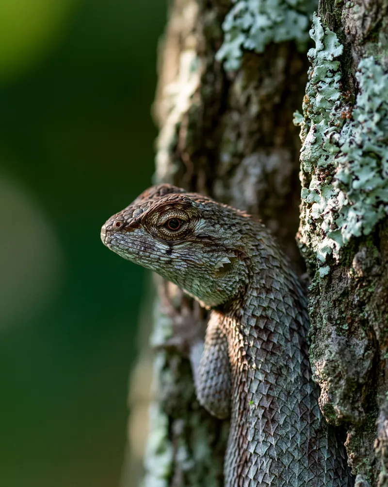 Eastern fence lizard (Sceloporus undulatus) in Tennessee