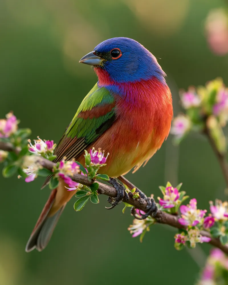 Painted Bunting (male) in Texas