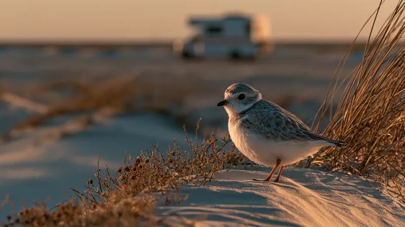 piping plover (Charadrius melodus) in Texas