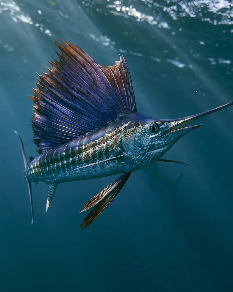 Sailfish (Istiophorus platypterus) in Texas