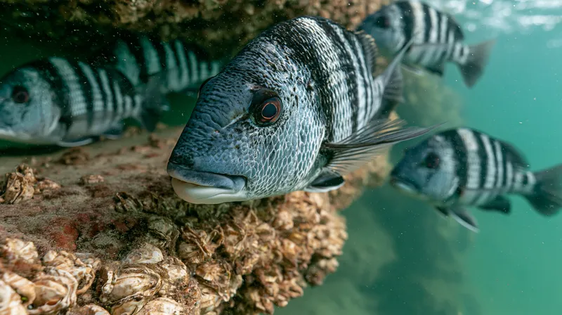 Sheepshead (Archosargus probatocephalus) in Texas